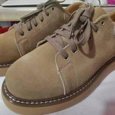 Suede Retro Workwear Shoes For Men