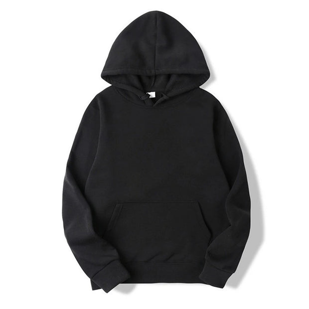 Men's Hoodies Women Pullover Spring Autumn Casual Hoodie Sweatshirts Solid Color Hoodies Oversize Black Sweatshirt For Male